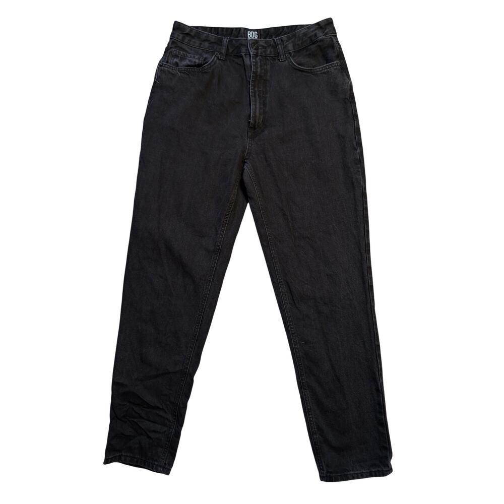 BDG Urban Outfitters Women's Black Mom Jeans High Rise Tapered Denim Size 30